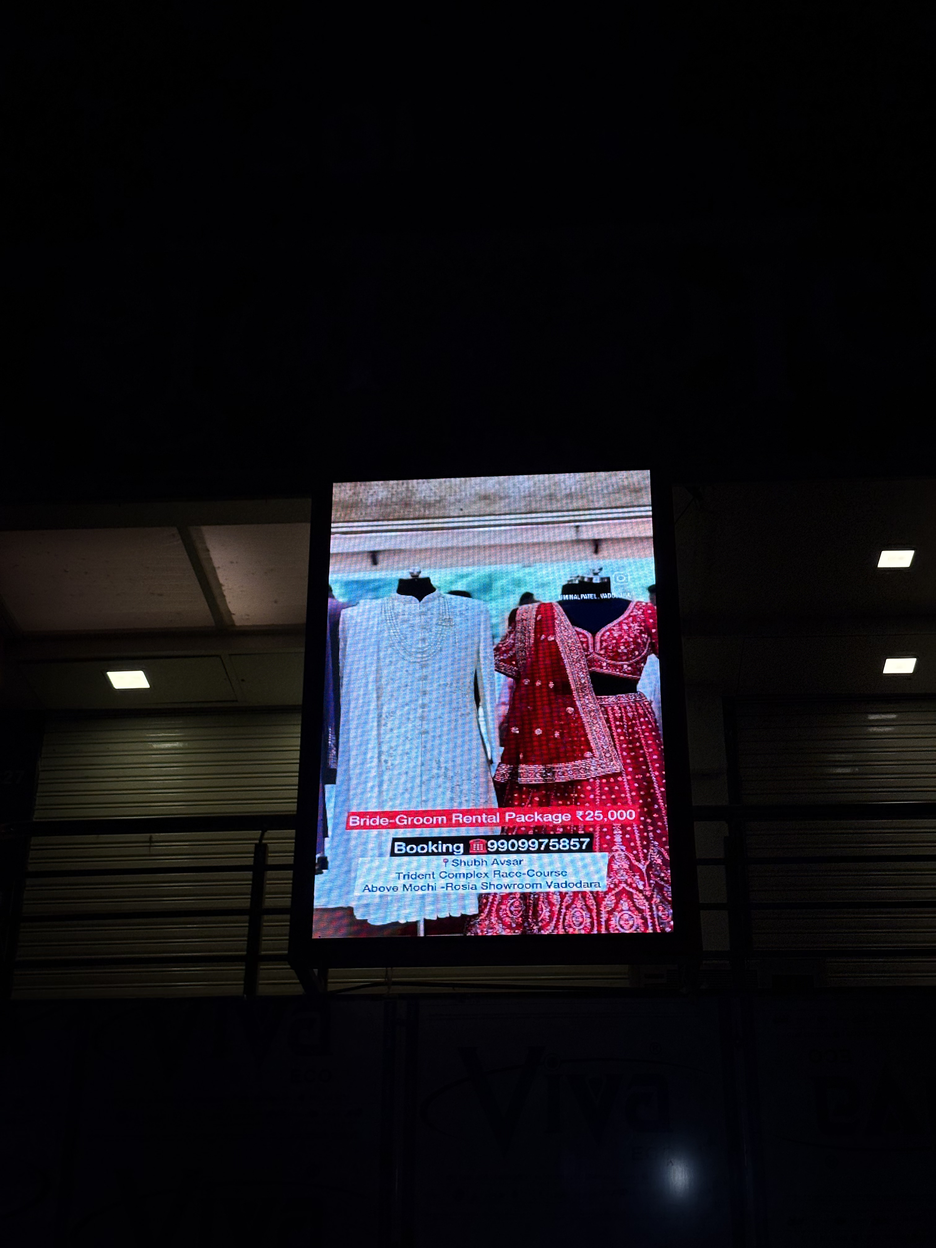 LED display installation